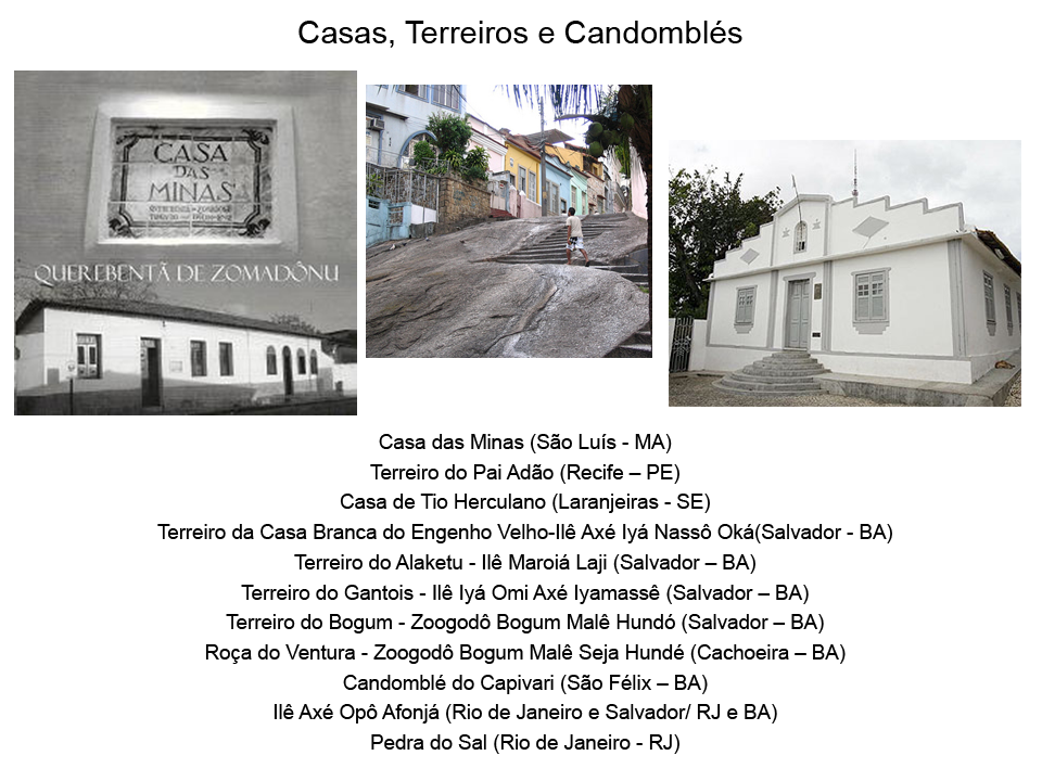 Casas, Terreiros e Candomblés