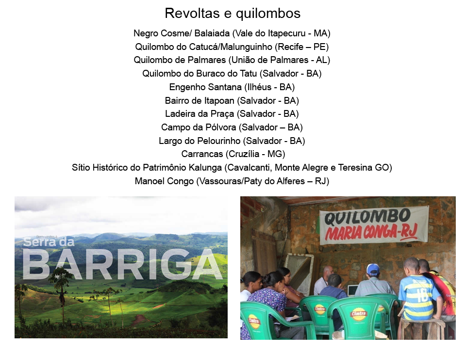 Revoltas e quilombos